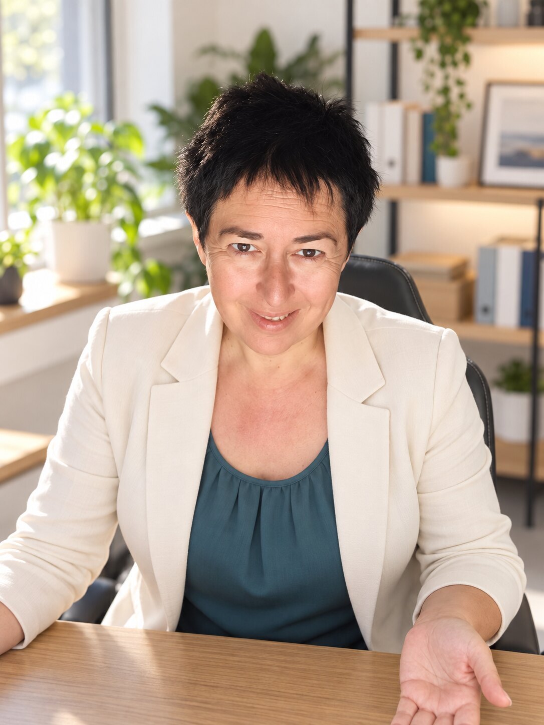 María Esther Diez trabajando en estrategia y comunicación digital